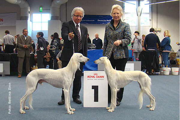 Bundessieger 2007 CH Chaliman Sawahin + CH Dakira Sawahin, Foto: Bettina Zinn